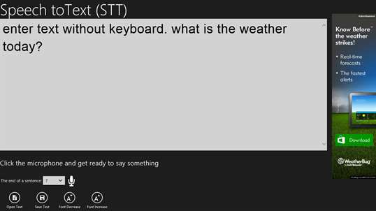 Speech to Text screenshot 2