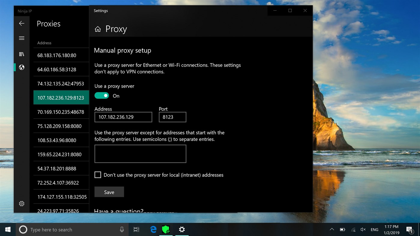 #3. Ninja IP Hider (Windows) De: Flashlight Tool Apps