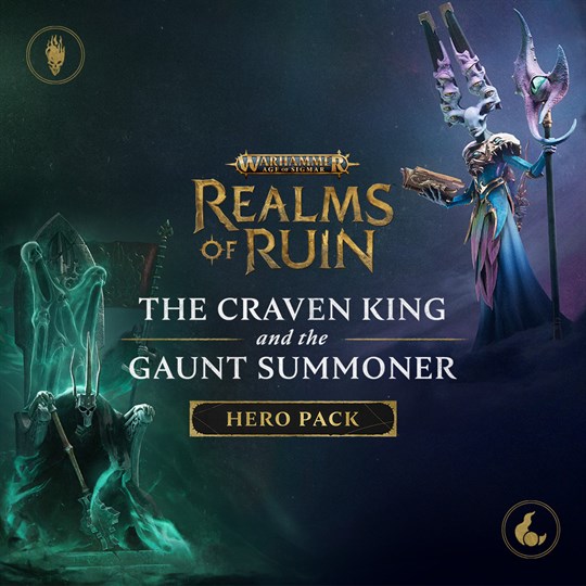 Warhammer Age of Sigmar: Realms of Ruin - The Craven King and Gaunt Summoner Hero Pack for xbox