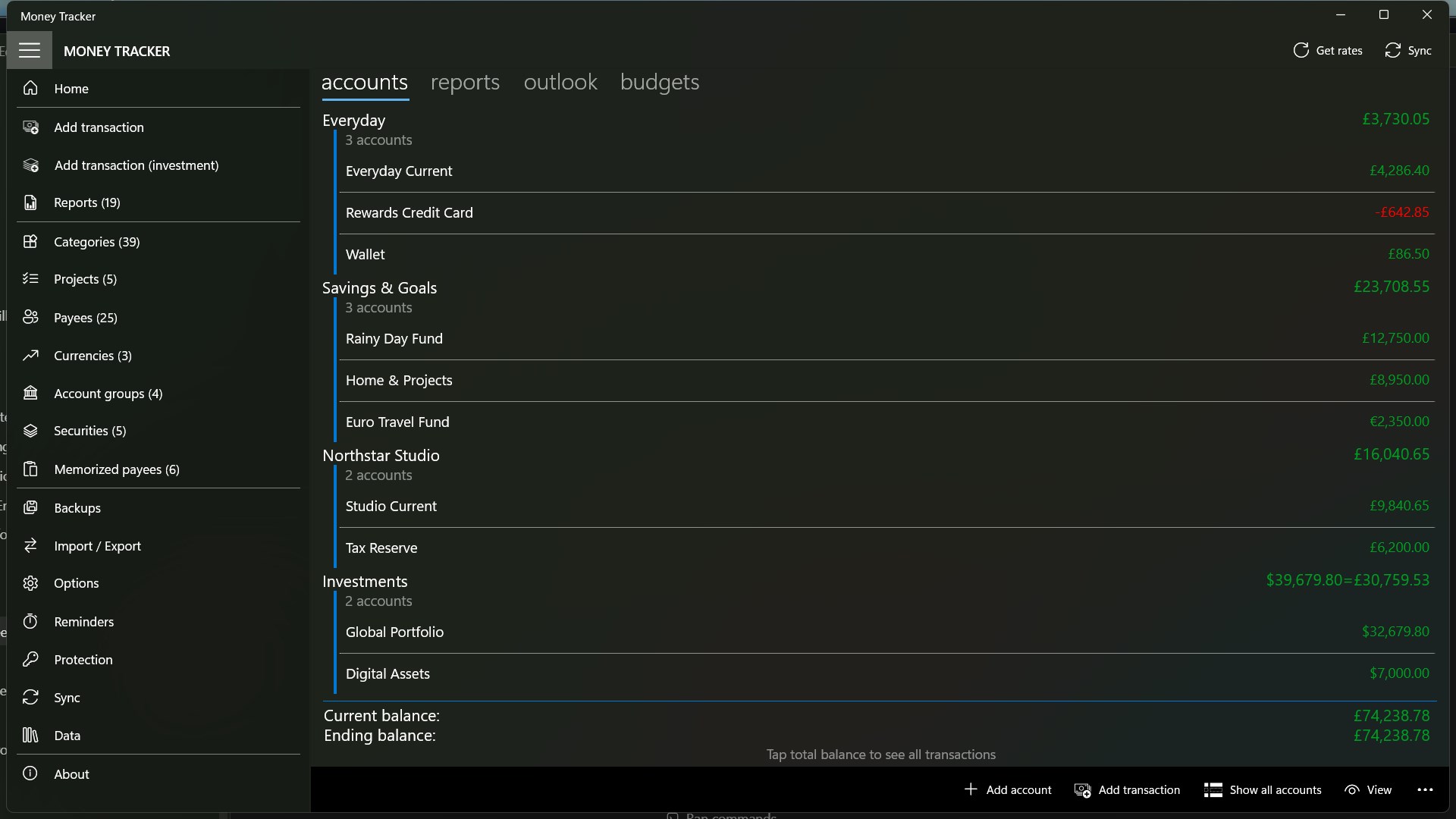 Money Tracker Infinite screenshot