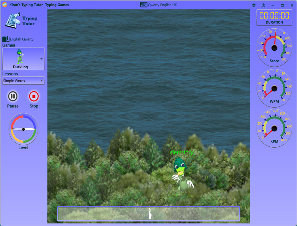 #5. Kiran's Typing Tutor (Windows) Por: Kiran Software Ltd