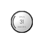 fGadget CPU Meter Lite