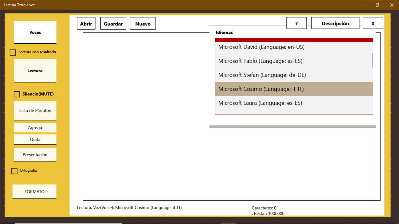 #4. Lectura. Texto a voz (Windows) By: RGIORDA