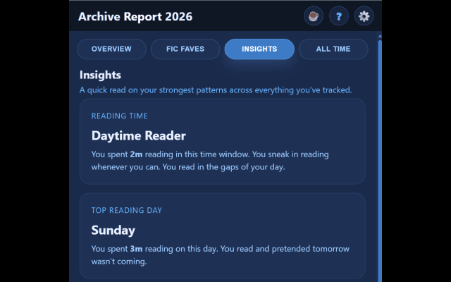 Archive Report