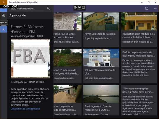 Fermes Et Bâtiments d'Afrique - FBA screenshot 1