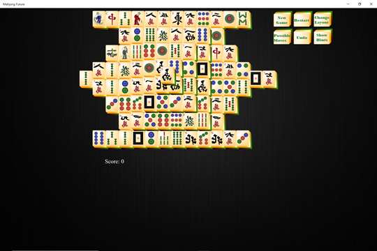 Mahjong Future screenshot 1