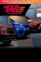 Need for Speed™ Payback: paquete de Chevrolet Colorado ZR2, Range Rover Sport SVR y Alfa Romeo Quadrifoglio