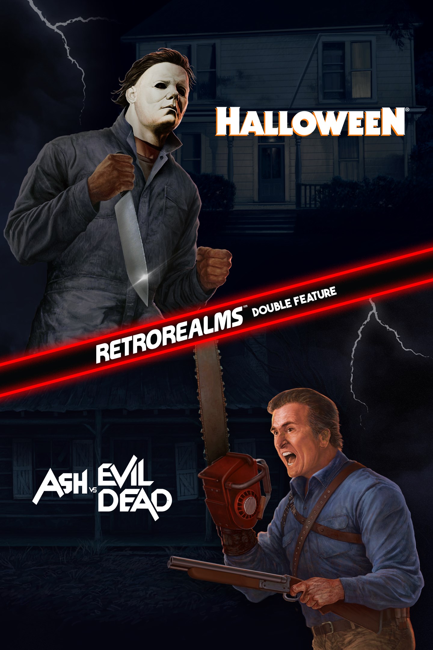 Buy RetroRealms Double Feature: Halloween And Ash Vs Evil Dead - DAY ...