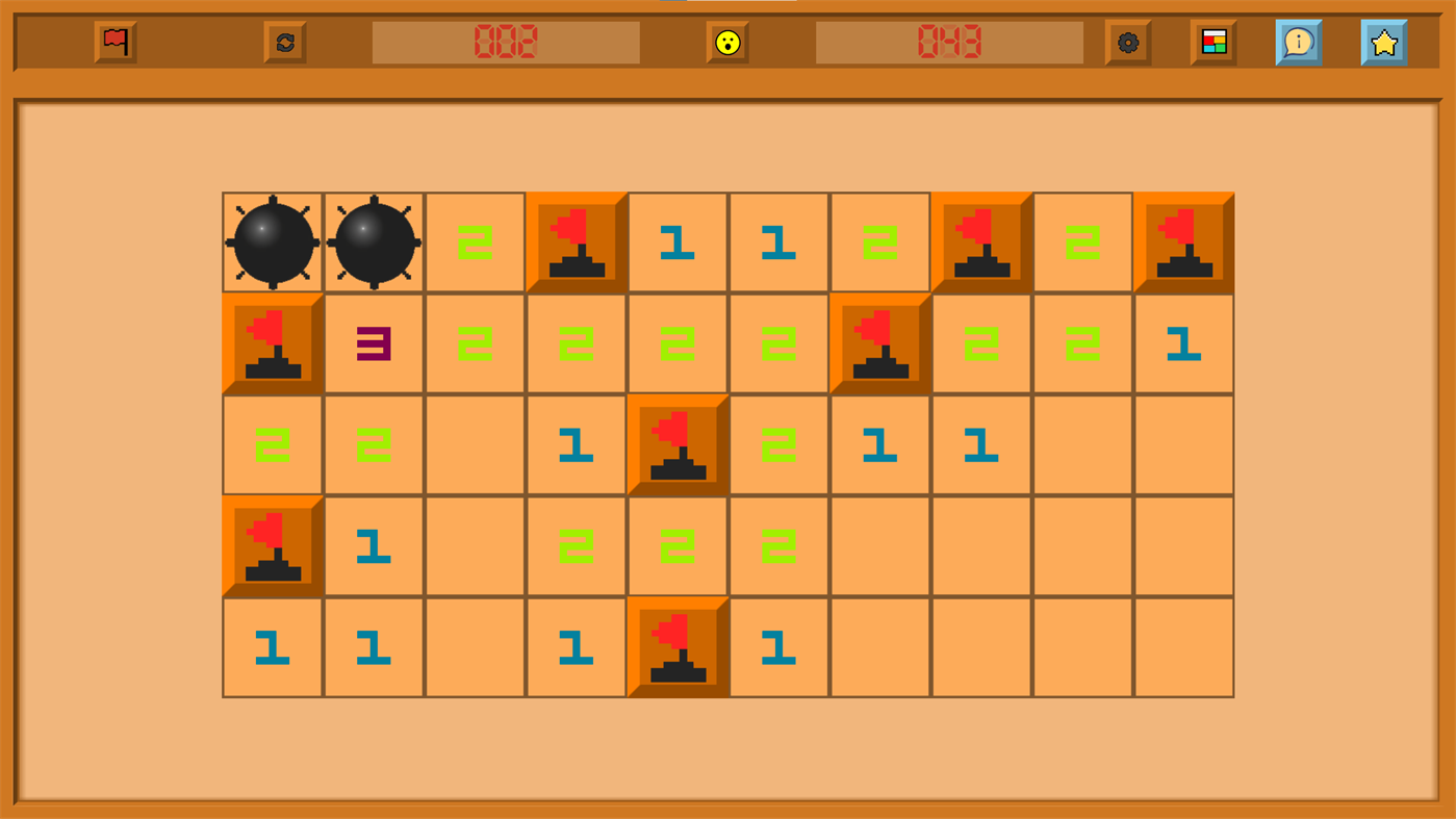 #7. Minefield Extreme (Windows) 由: PandaSoftwares
