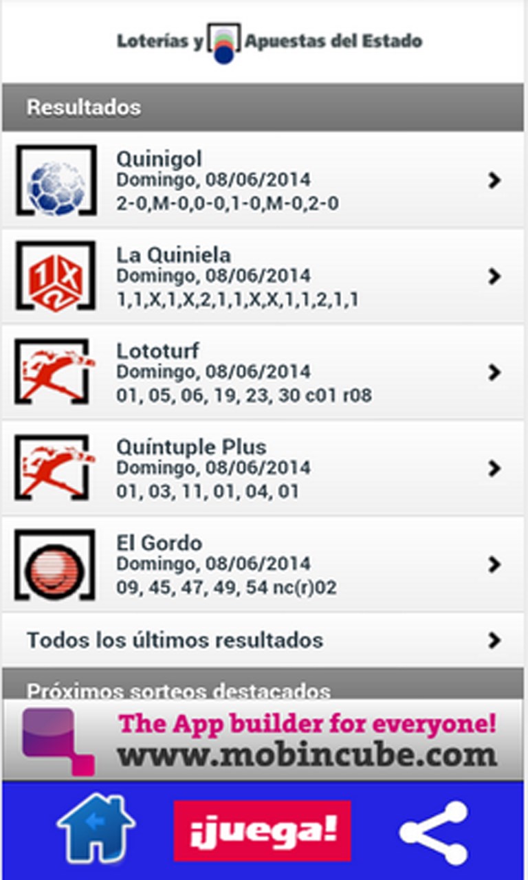 Captura de Pantalla 2 Loterias y Quinielas de España windows