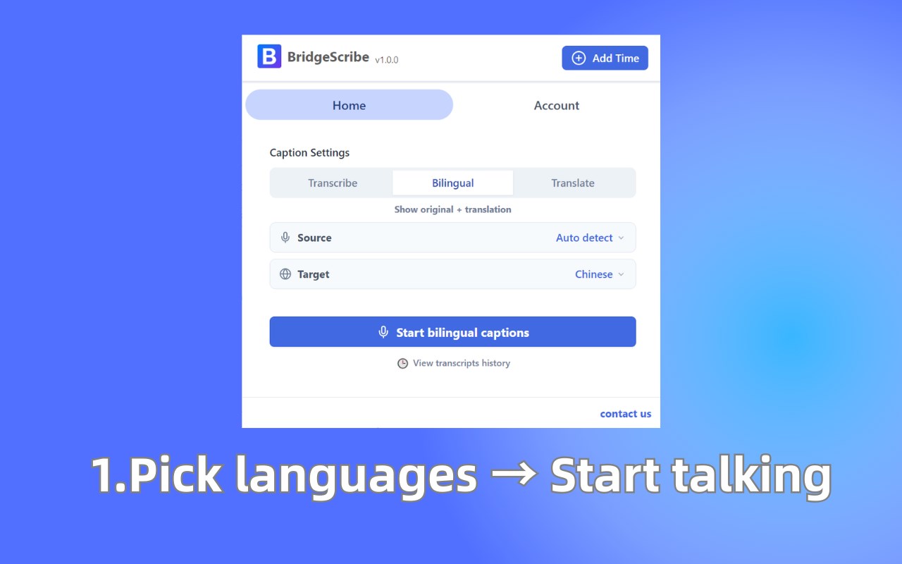 Live Captions & Translation for Presentations - BridgeScribe