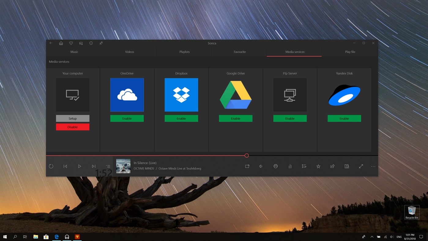 #7. Sonca Lite - the one smart player (Windows) بواسطة: Finebits OÜ
