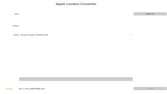 Apple Lossless Converter screenshot 1