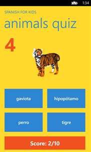 Spanish For Kids screenshot 6