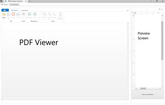 PDF Column to Excel screenshot 1