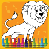 Cute animals coloring book