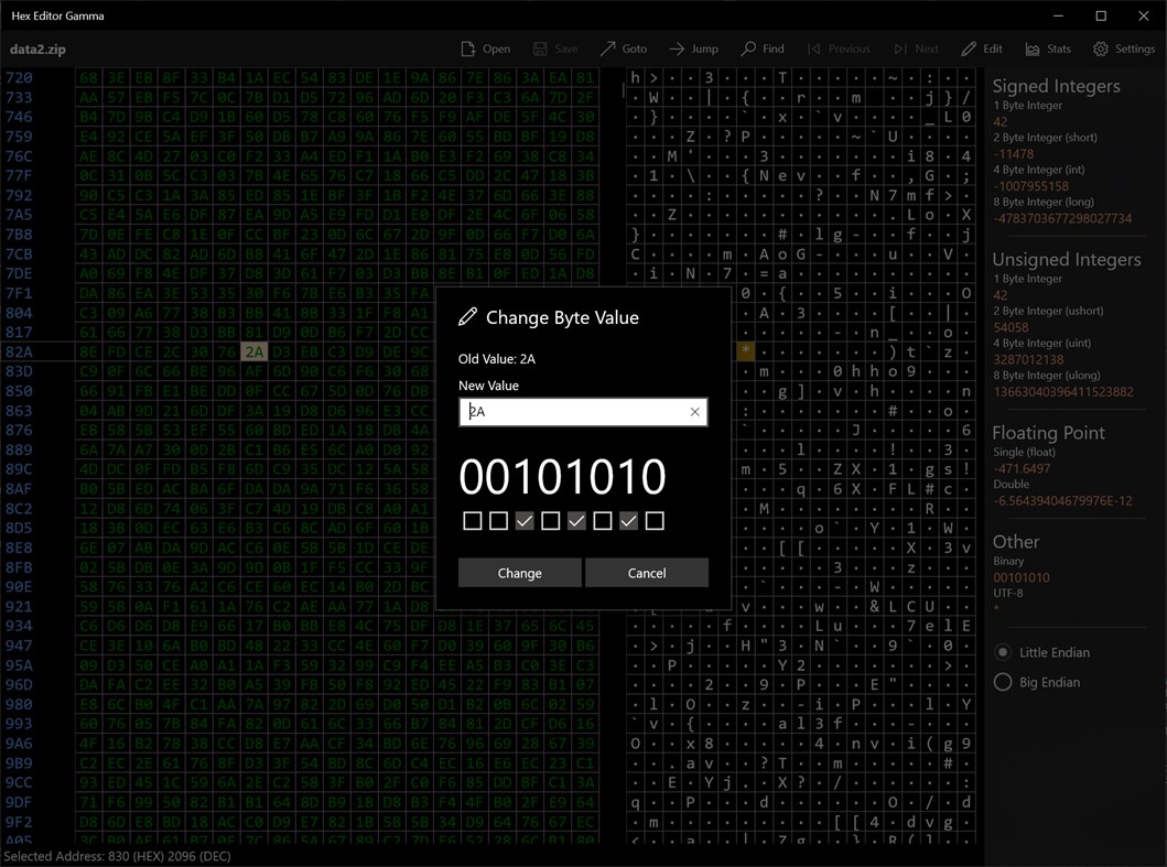 #2. Hex Editor Gamma (Windows) 게시자: Dark Wake Solutions