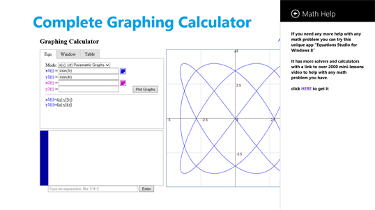 Complete Graphing Calculator screenshot 3
