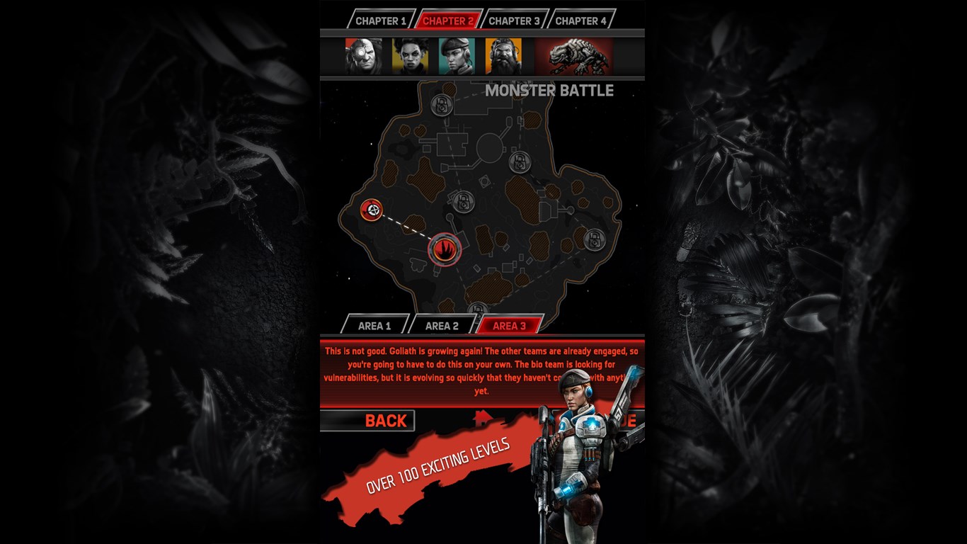 Over 100 exciting missions