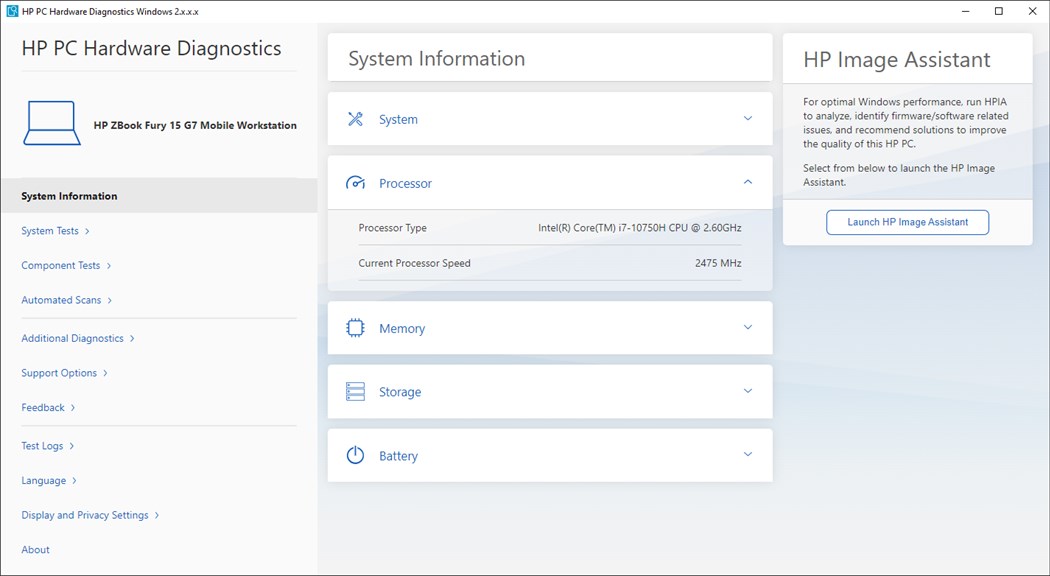 HP PC Hardware Diagnostics Windows_1