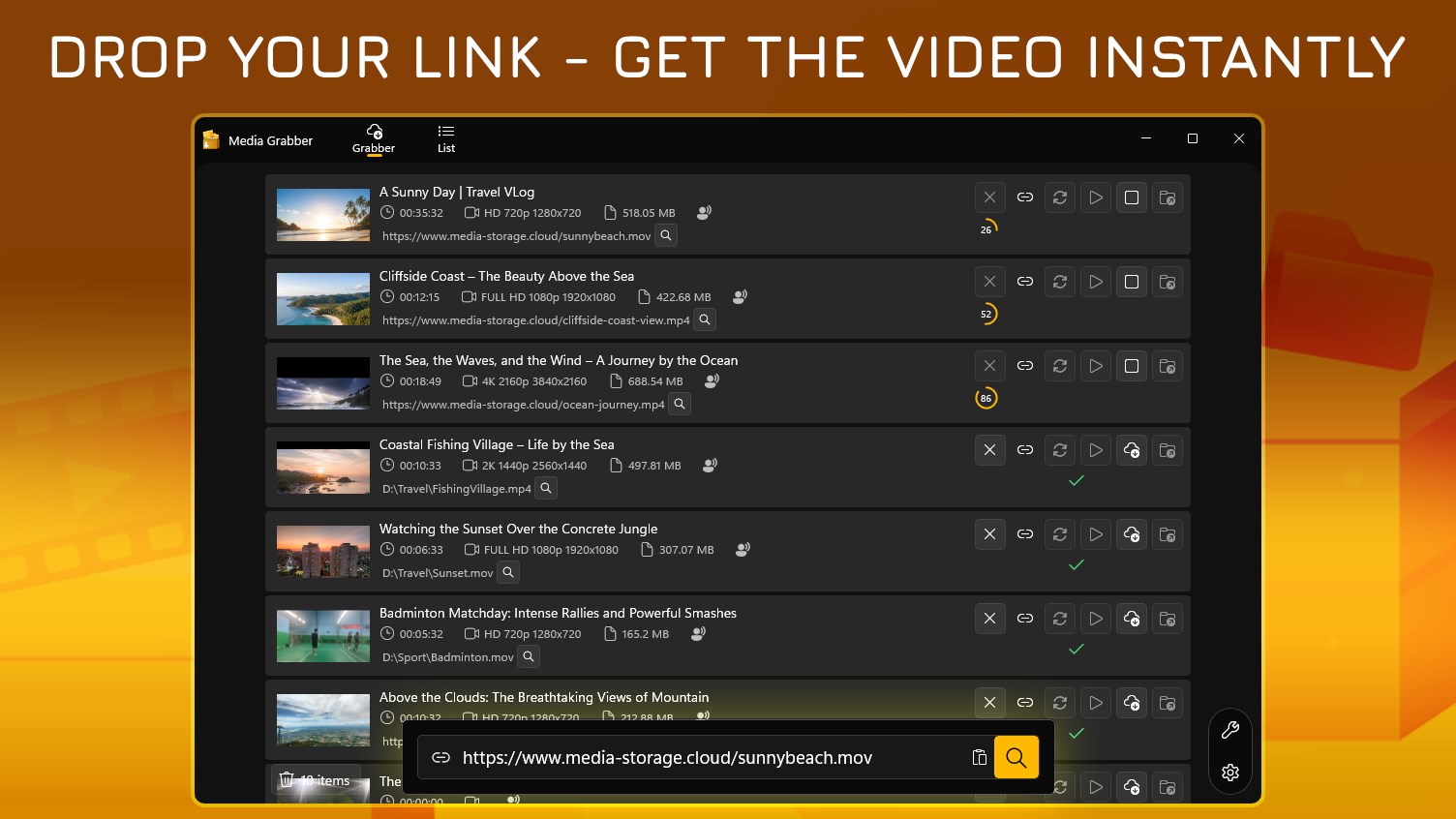 Fast Video Downloader - Media Grabber screenshot