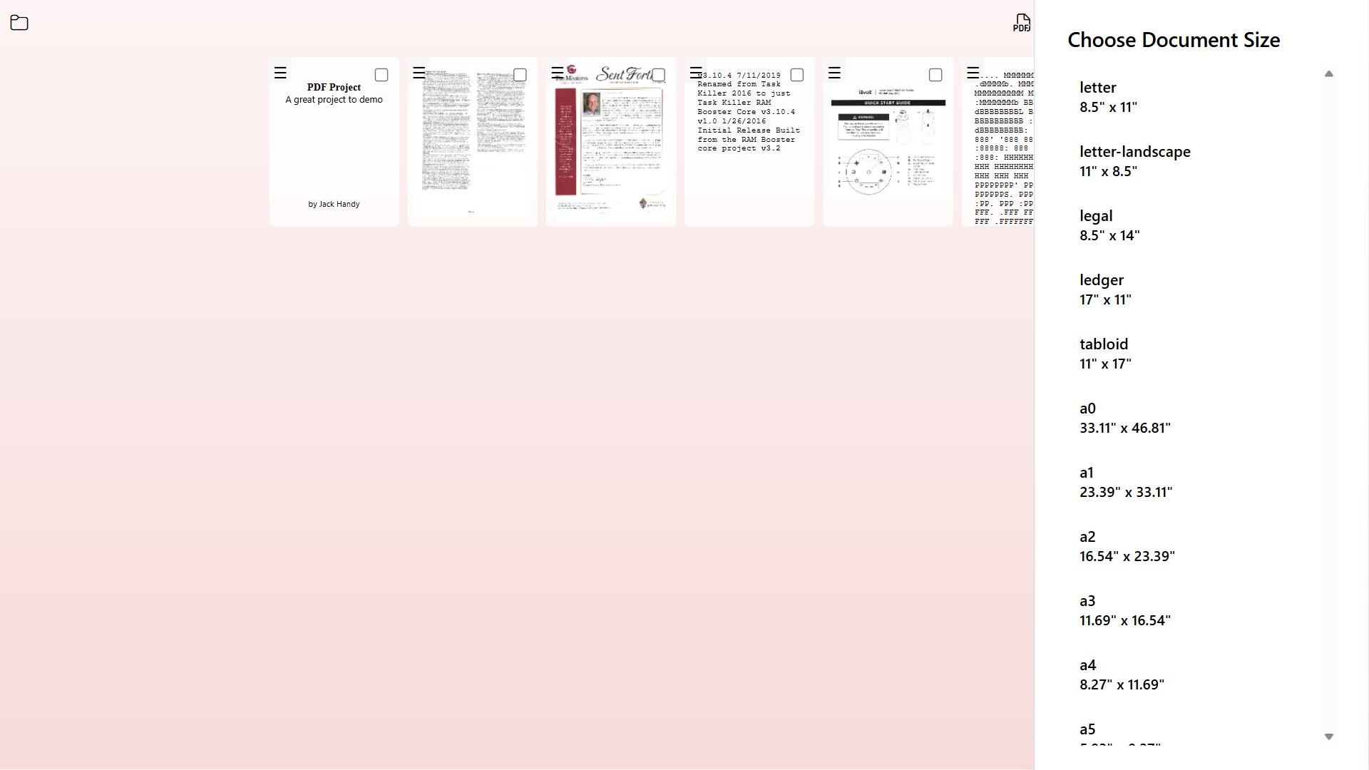 PDF Document Scanner screenshot