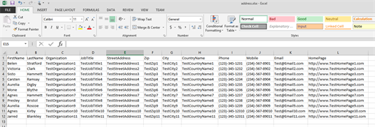 Convert Spreadsheet into Vcf (vCard) screenshot 6