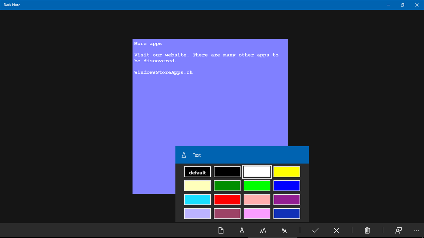 #6. Dark Note (Windows) By: DarkProjekt