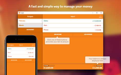 Fudget: budget planner & personal finance tracker Screenshots 1