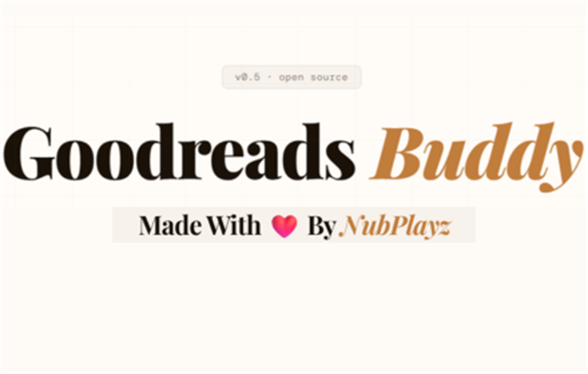 Goodreads Buddy
