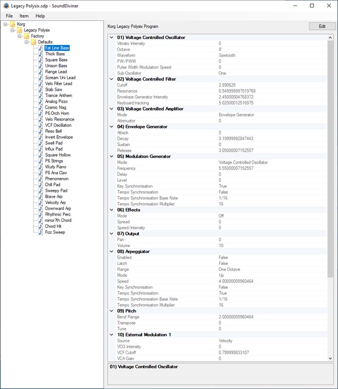#1. SoundDiviner Plugin for Korg Legacy Polysix (Windows) By: SynthTools