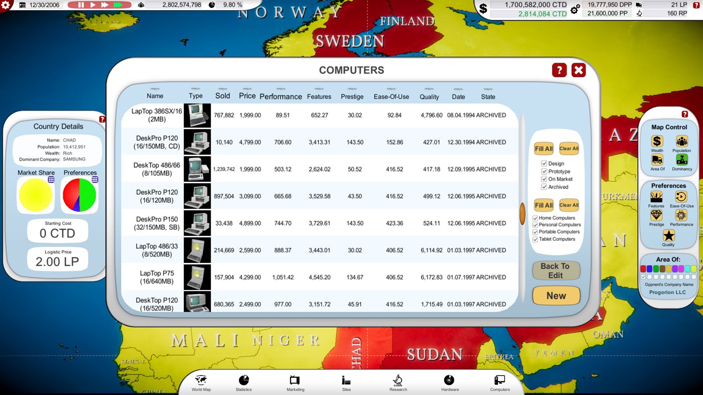 #7. Computer Tycoon (Windows) 由: Progorion LLC