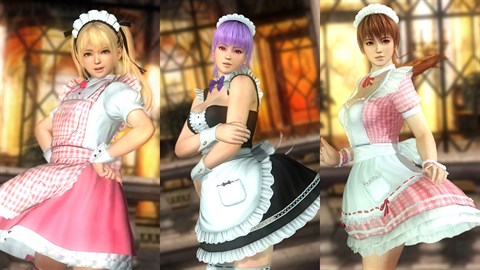 DEAD OR ALIVE 5 Last Round Maid Costume Set