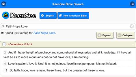 KeenSee Bible Screenshots 1