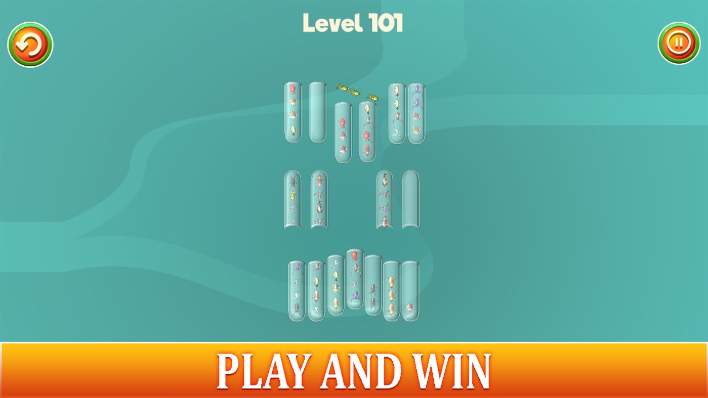 #5. Insect Sort Puzzle Game (Windows) Przez: Margala Games