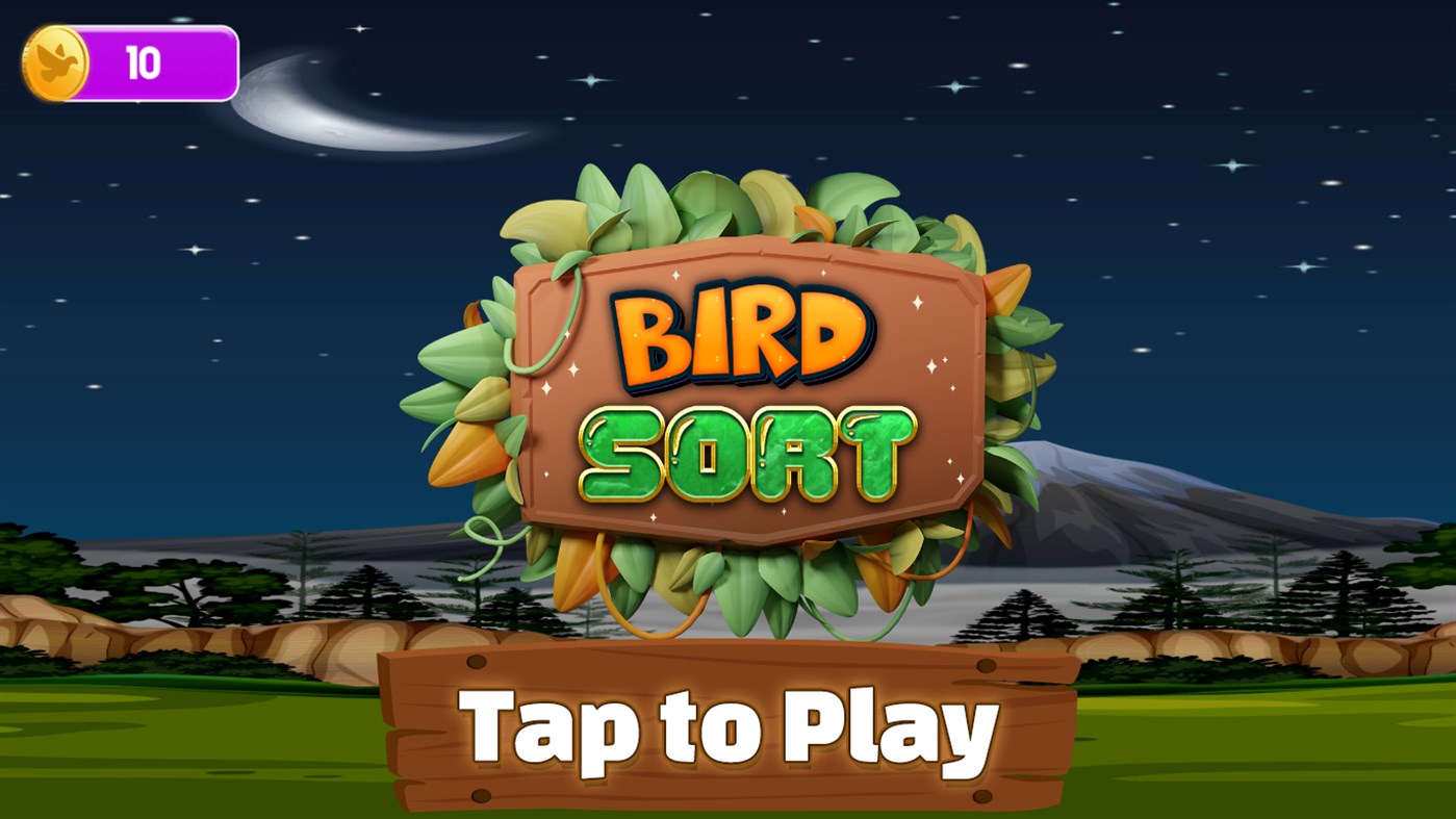 #1. Bird Sort Color Puzzle Game (Windows) Przez: Margala Games