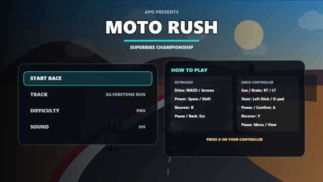 APG Moto Rush screenshot 1