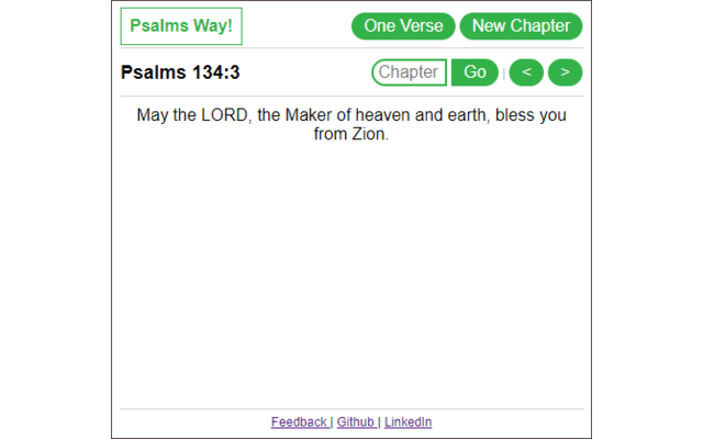 Psalms Way! - Biblical Beginnings