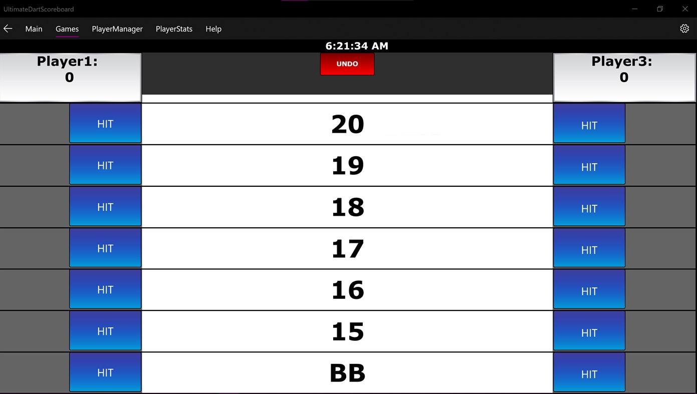 #2. Ultimate Dart Scoreboard (Windows) By: PimpGames