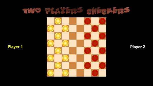 Two players Checkers screenshot 1