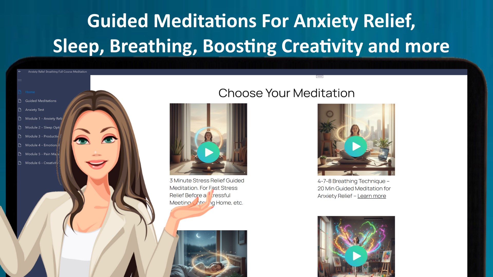 Anxiety Relief & Meditation for Calm Headspace screenshot