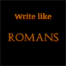 Write Like Romans