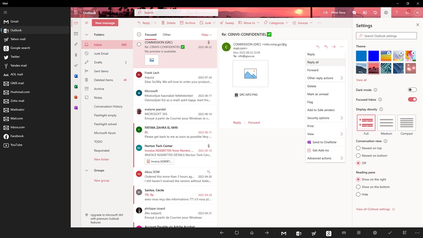 #3. Mail (Windows) By: eyacker.com