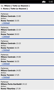 Orari Treni Italia screenshot 4