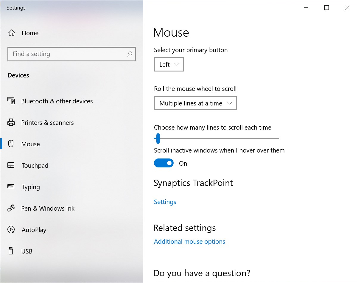 Synaptics Trackpoint Control Panel Von Synaptics Incorporated Windows Apps Appagg