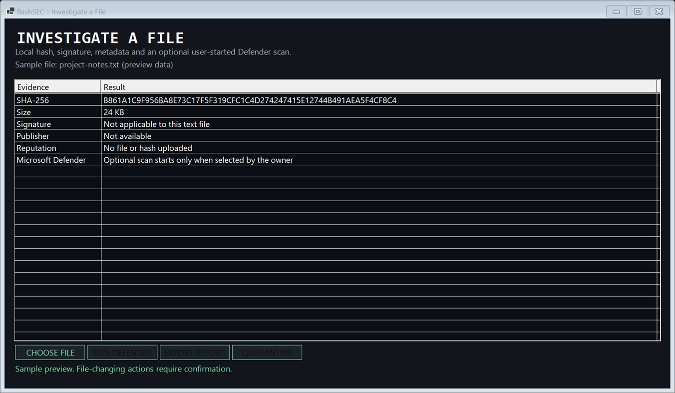 #2. flashSEC (Windows) di: ICITIFY TECH