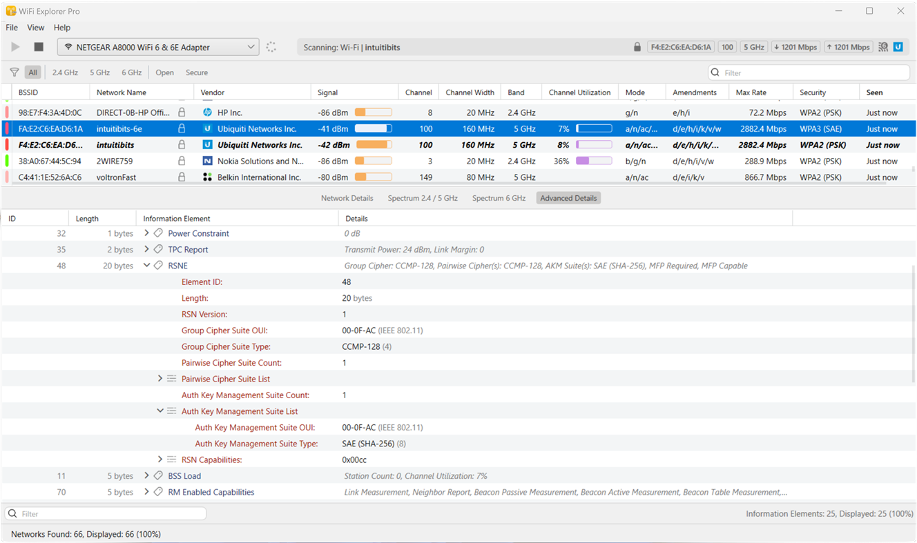 #4. WiFi Explorer Pro (Windows) Von: Intuitibits LLC