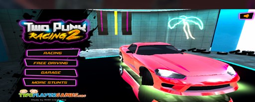 Two Punk Racing 2 Game marquee promo image