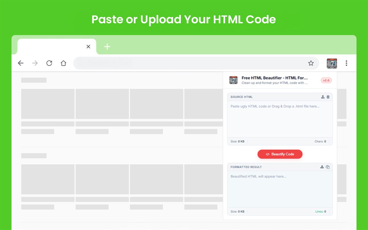 Free HTML Beautifier - HTML Formatter