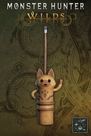 추가 치장품 '길쭉 하얀 고양이 모형'